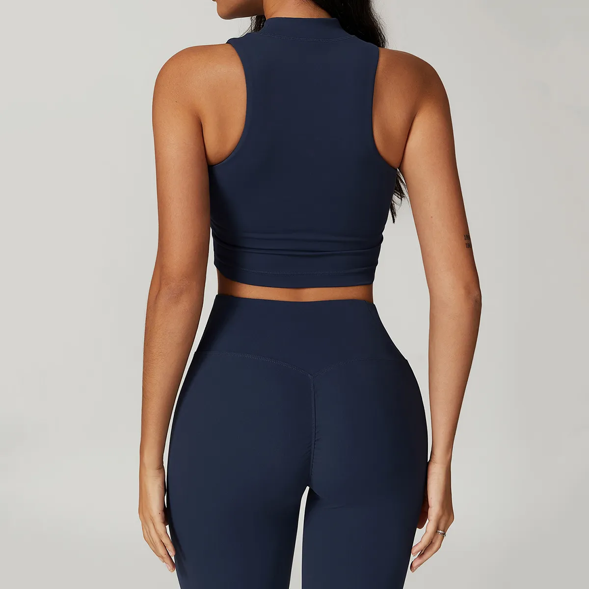 Athletic Set High Neck Vest ZC8796