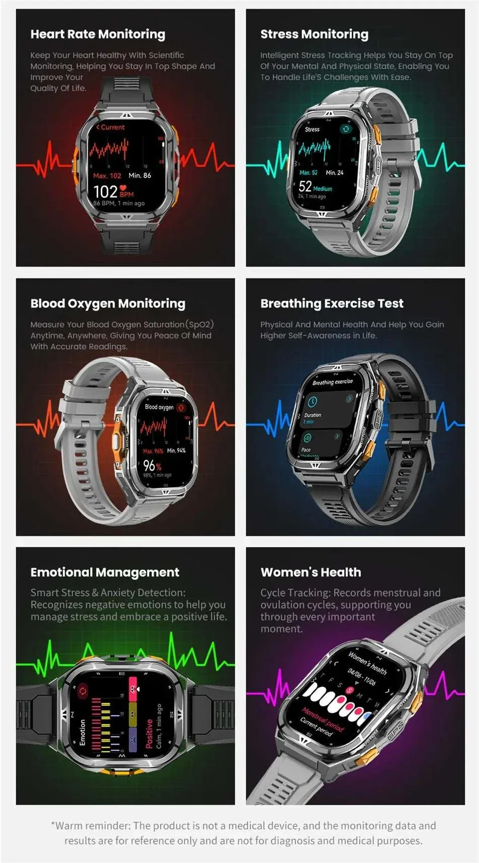 Terra-X GPS Rugged Smartwatch | 1.96