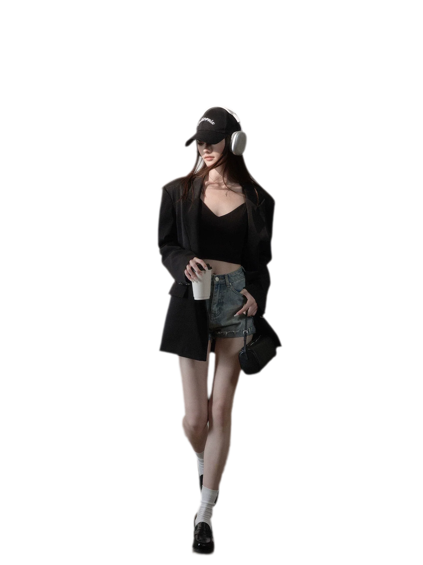 Satin Sash Relaxed Blazer