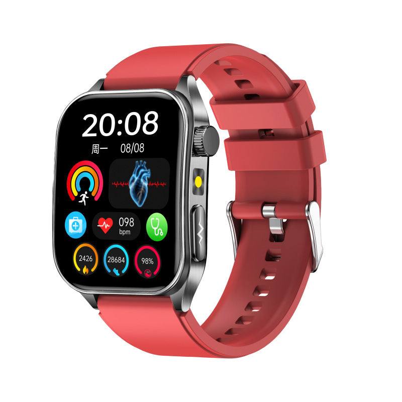 Dual-Head Laser Health ECG Uric Acid Blood Lipid HRV Bluetooth Watch