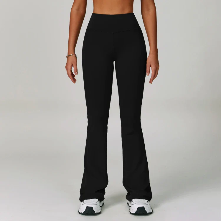 Cloud-Like High Waist Hip Lift Flared Pants