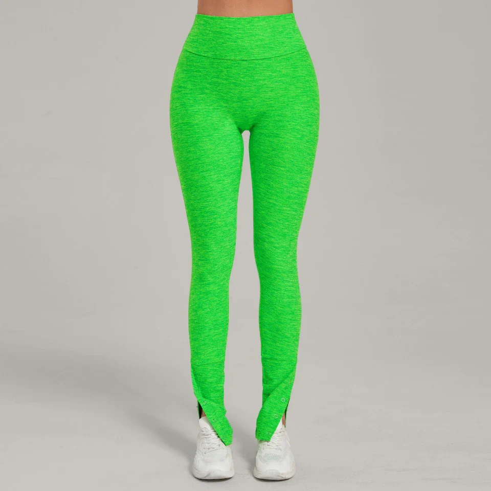 High Waist Slightly Flared Casual Athletic Pants