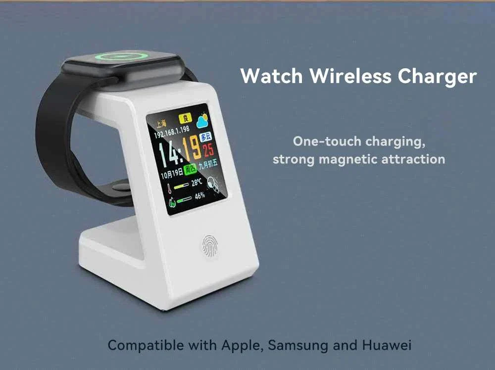 Aura Smart WiFi Weather Clock & Watch Charger