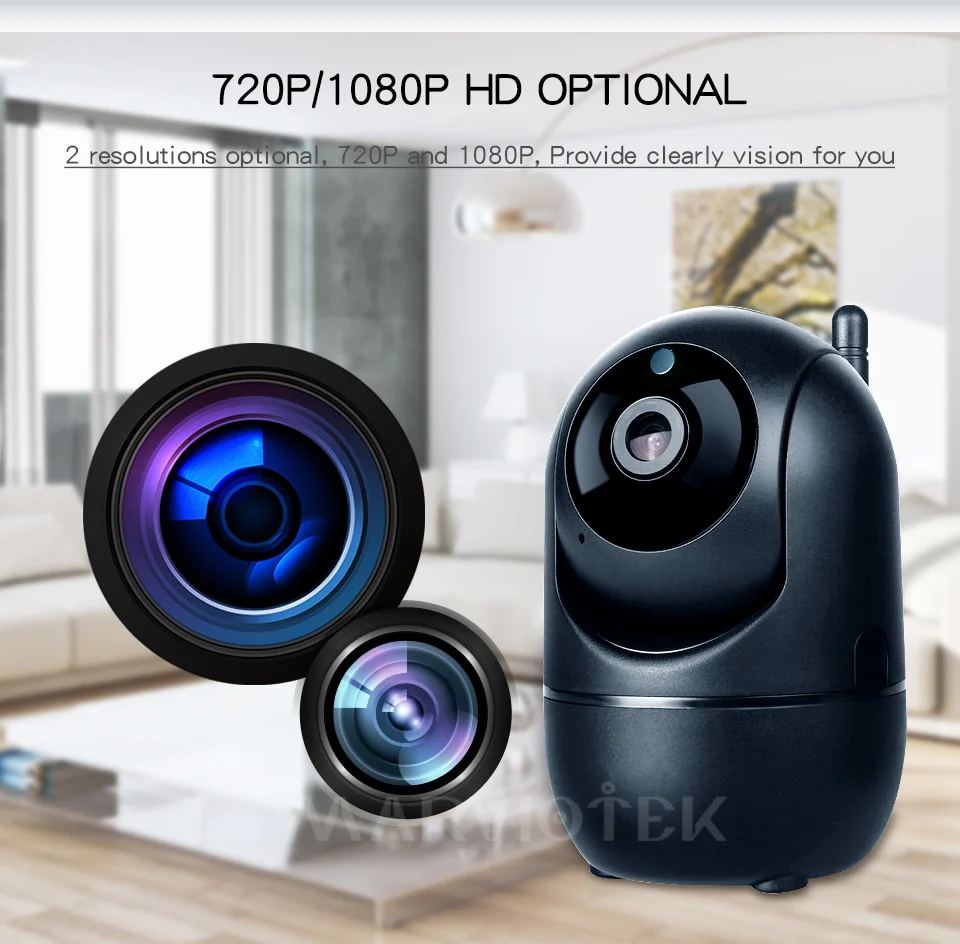 1080P Full HD Wireless IP Camera  Video Surveillance Auto Tracking Camera IR Night Vision