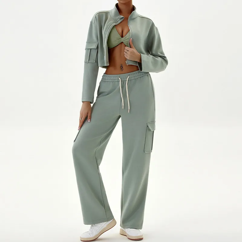 Casual Cropped Jacket