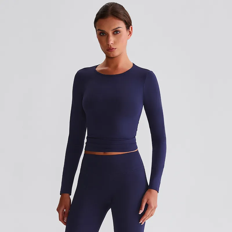 Recycled Slim Fit Yoga Long Sleeve Top