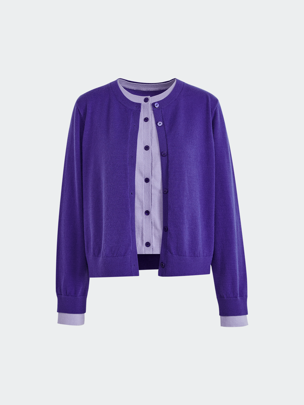 Fake Two-piece Cardigan