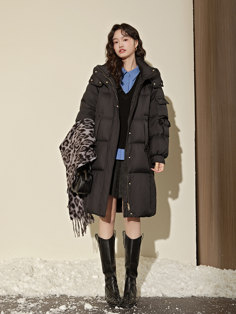 Hooded Down Coat