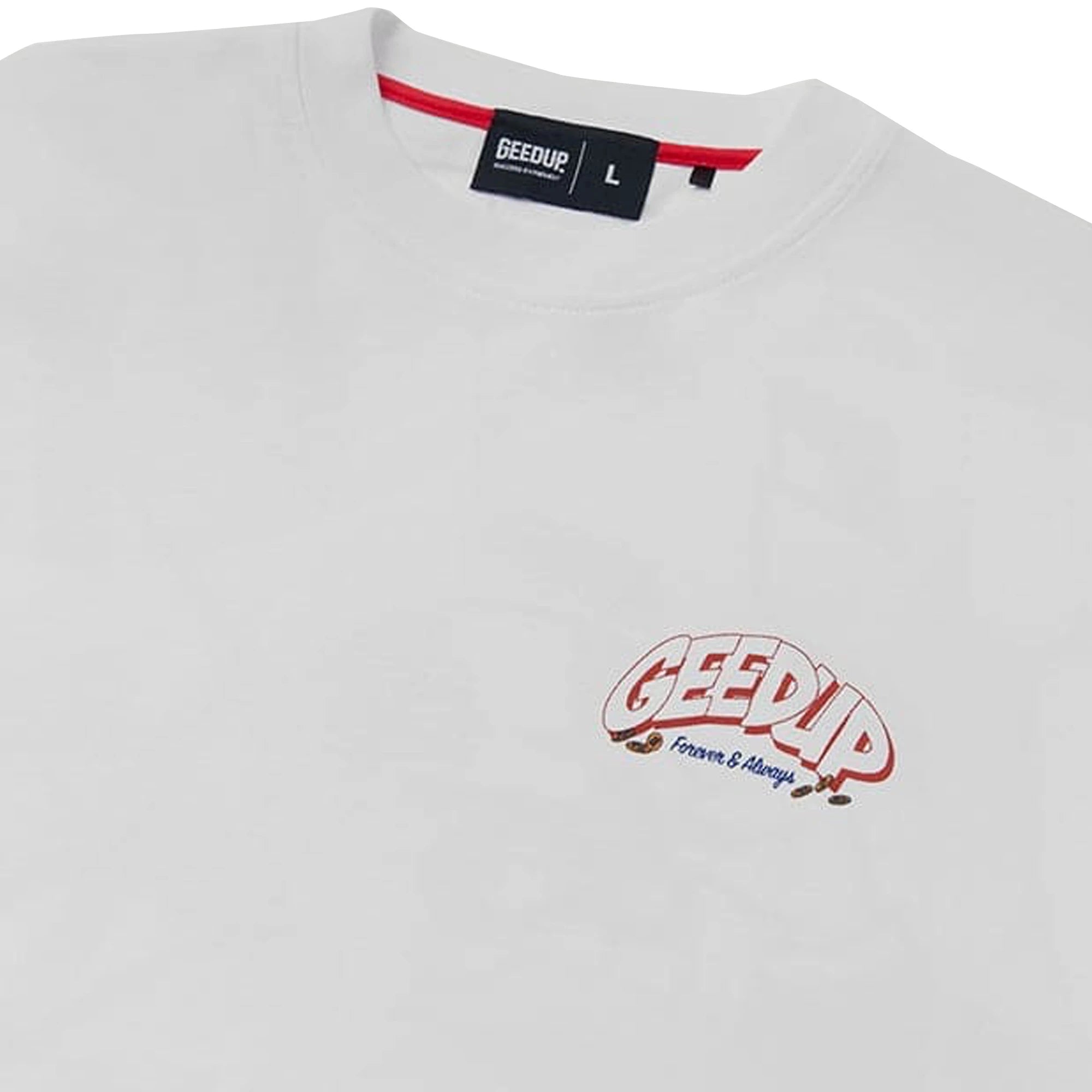 Geedup Duffle Bag Boys T-Shirt 'White / Red/ Blue' (2025)