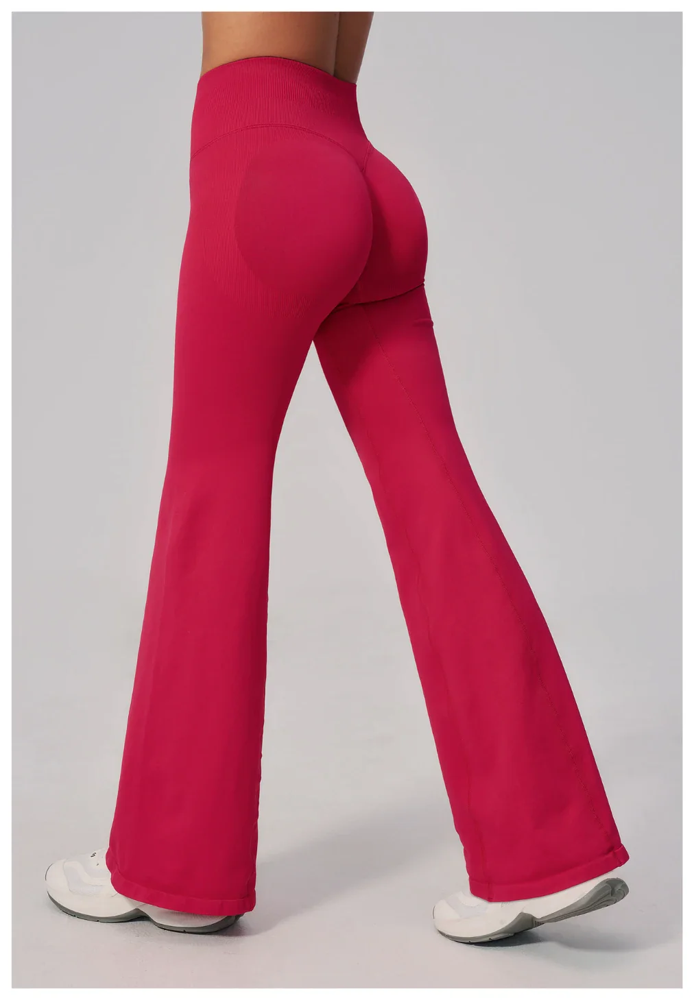 Seamless High Waist Tummy Control Hip Lifting Yoga Flared Pants