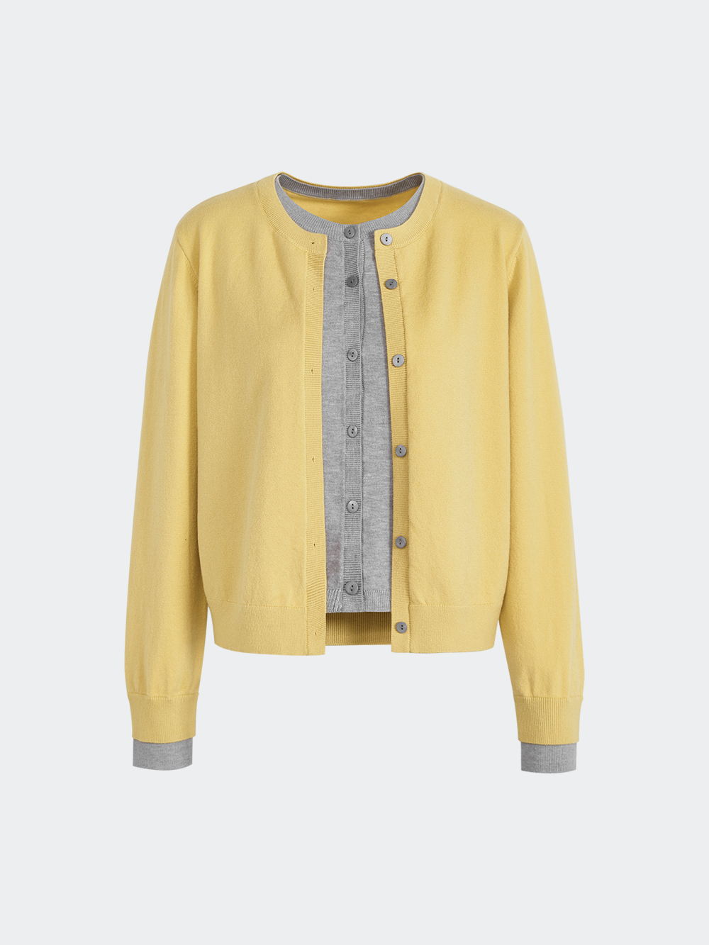 Fake Two-piece Cardigan