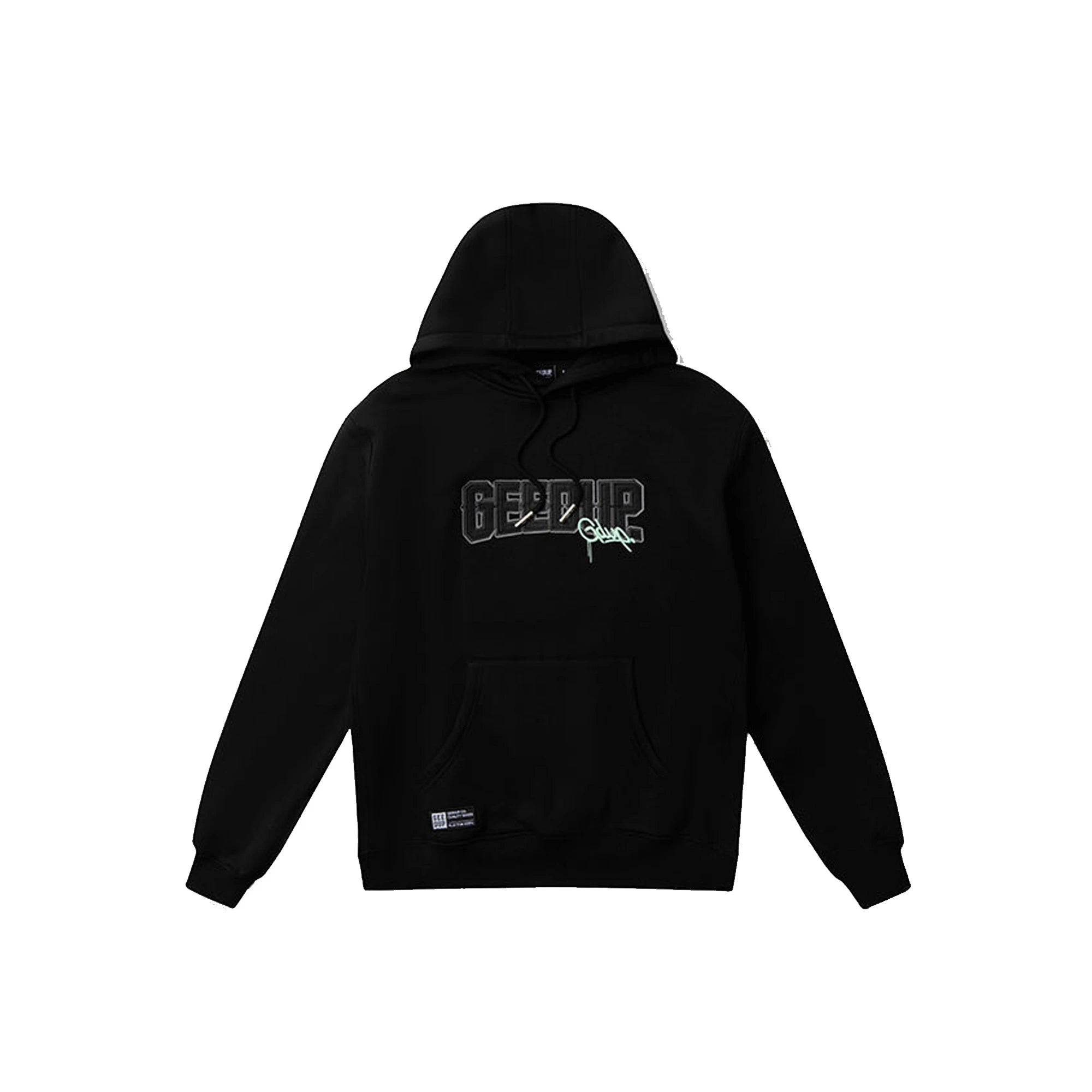 Geedup PFK/Handstyle Hoodie 'Black / Pastel Mint' (2025)