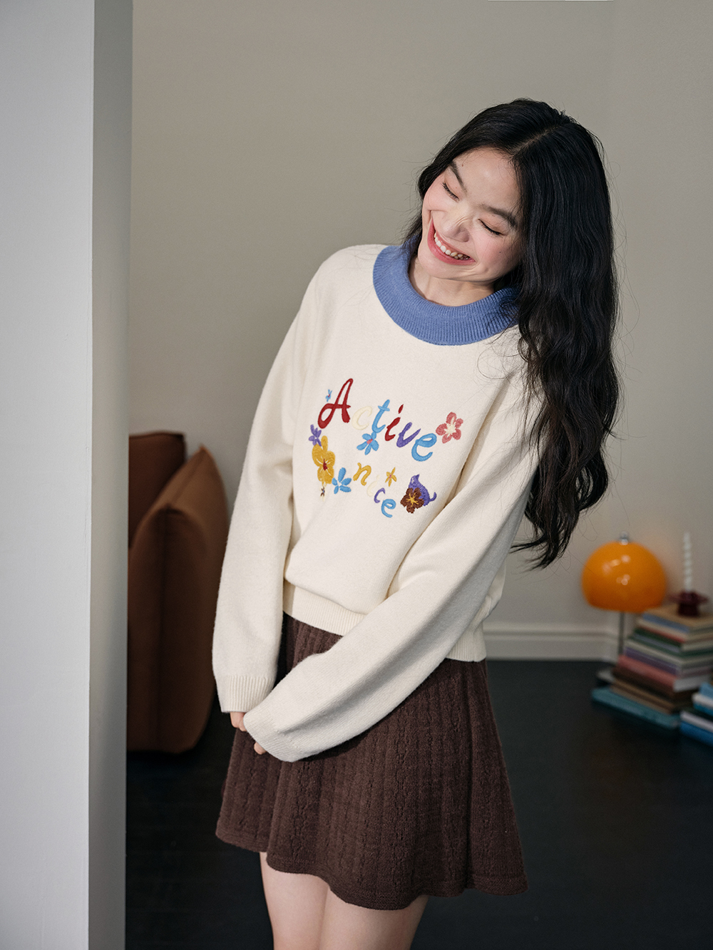 Embroidered Sweater