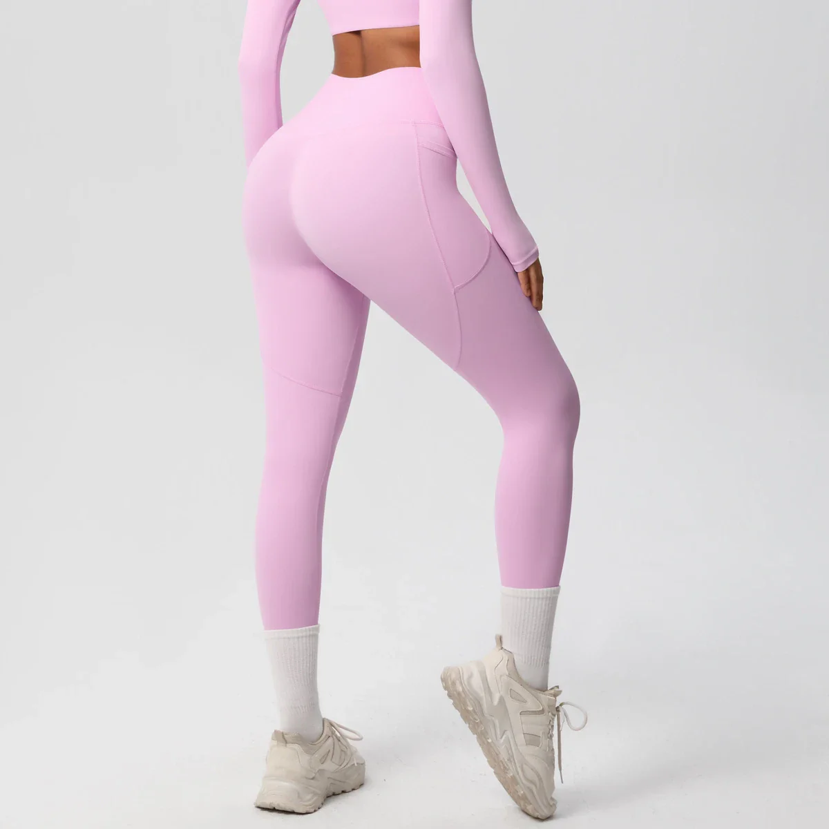 High Waist Yoga Fitness Leggings with Pockets