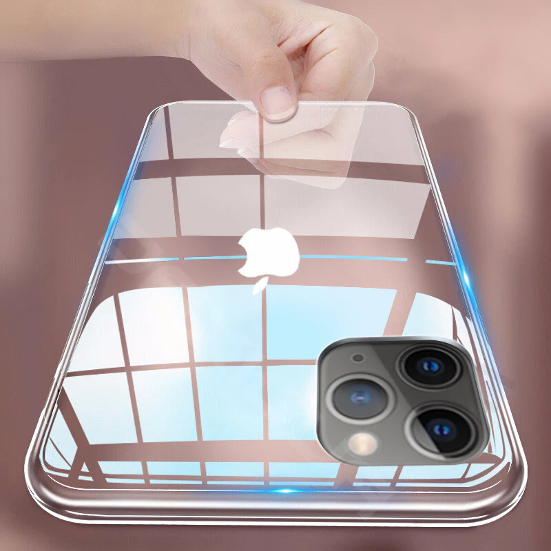 Ultra Thin Clear Silicone Phone Case For iPhone