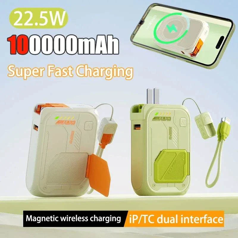 InfinityHub 100,000mAh Ultra-Capacity 4-in-1 Power Station