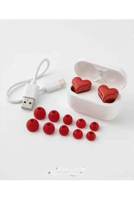 Love Heartbuds Bluetooth 5.3 Wireless Earbuds with HiFi Stereo