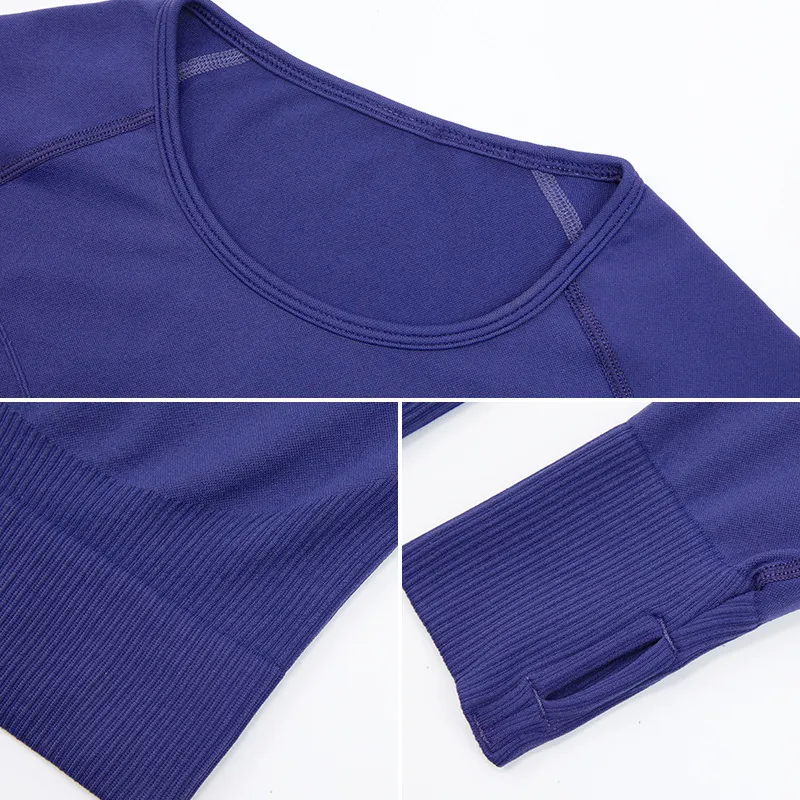 Seamless Long Sleeve Crop Top