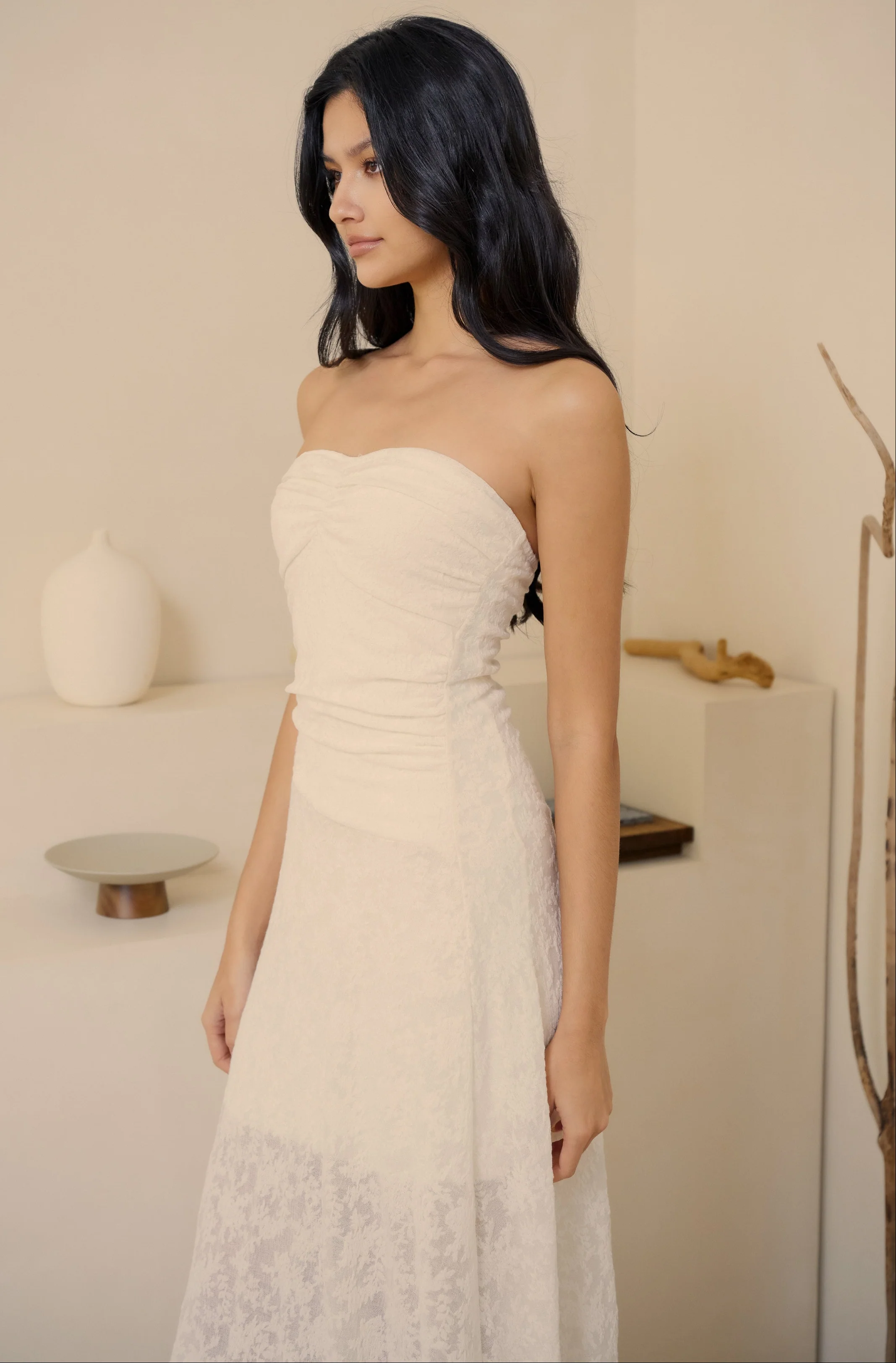 French garden lace dress