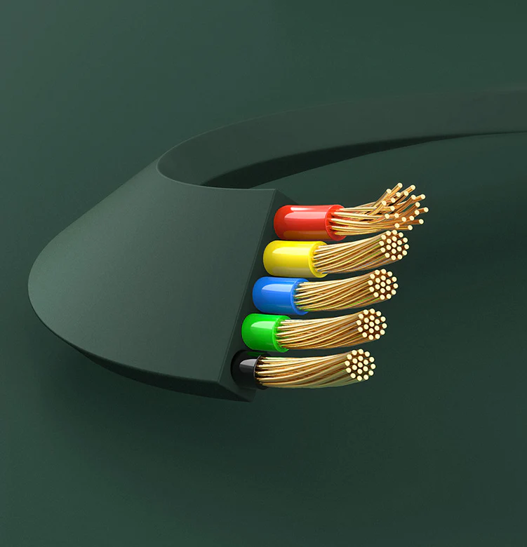 Neutral one to three data cable fast charging extension cable charging cable three in one data cable