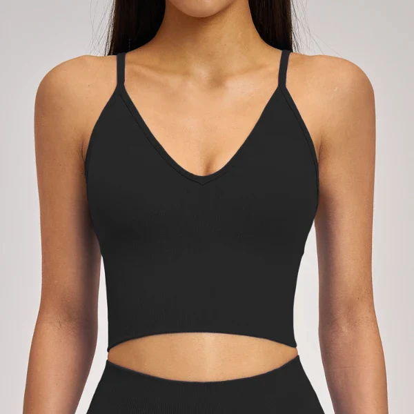 Women‘s Seamless Shockproof Yoga Tank Top