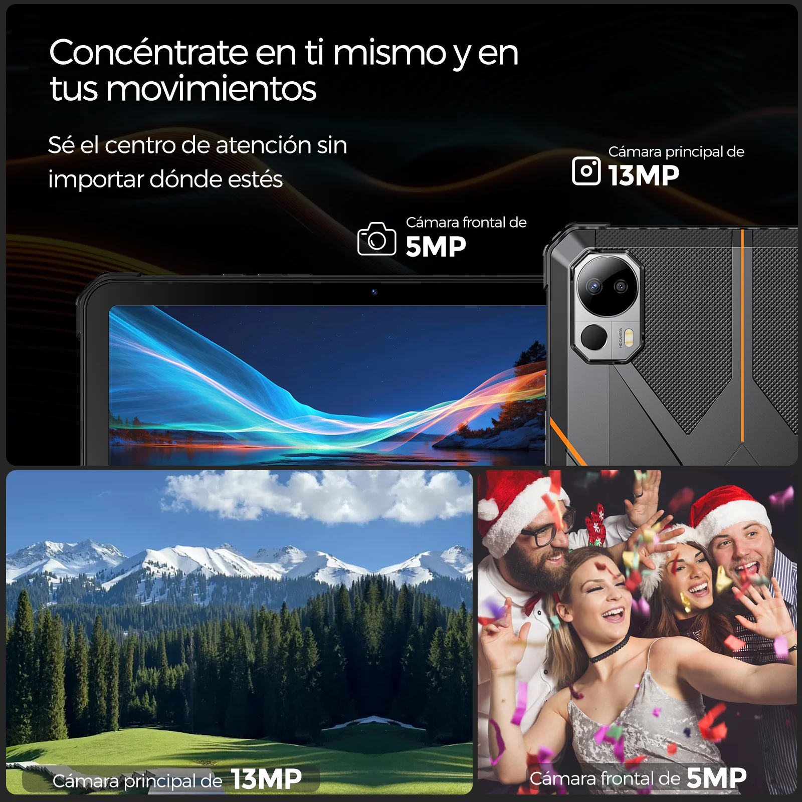 Tableta Fossibot Dt1 Lite 10.4''robusta De 11000mah 7gb+64gb