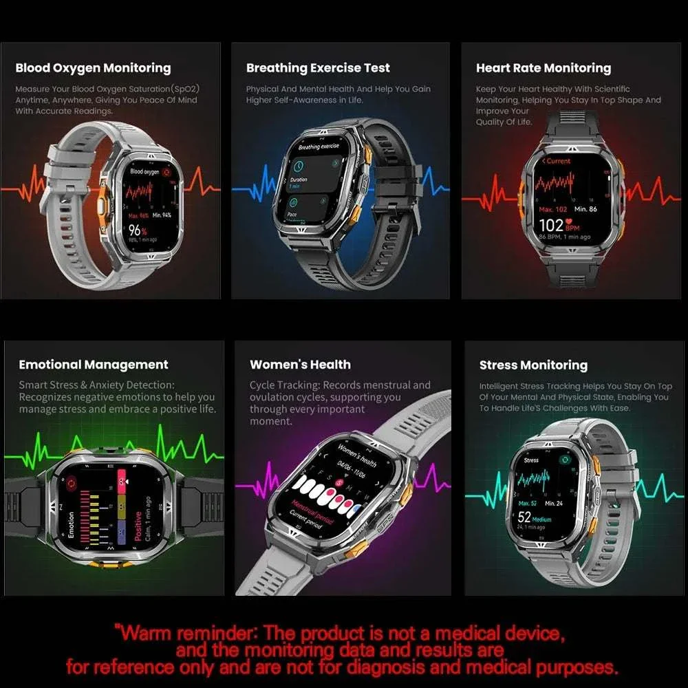 Terra-X GPS Rugged Smartwatch | 1.96