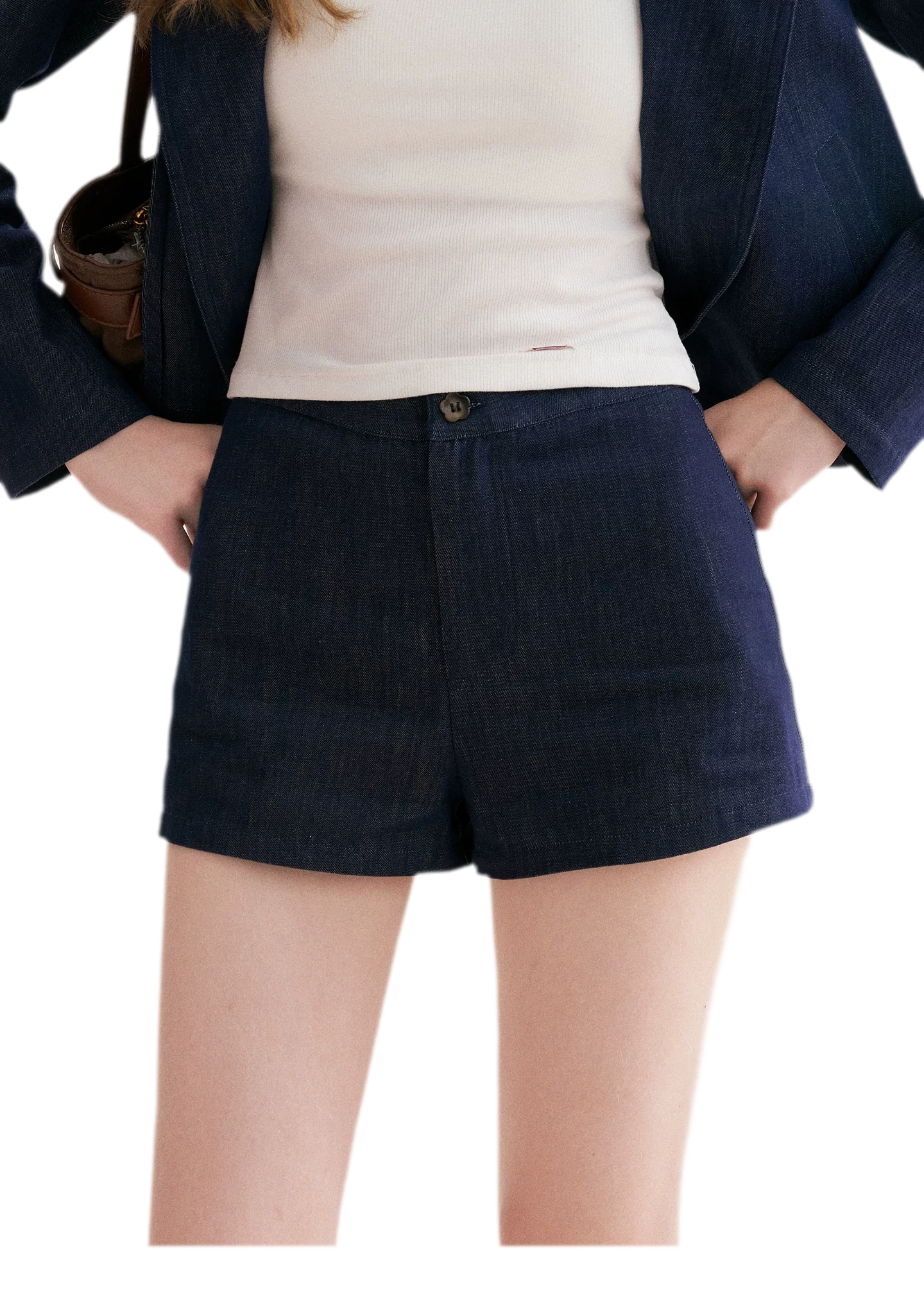 Lyocell Cotton Bow Denim Set