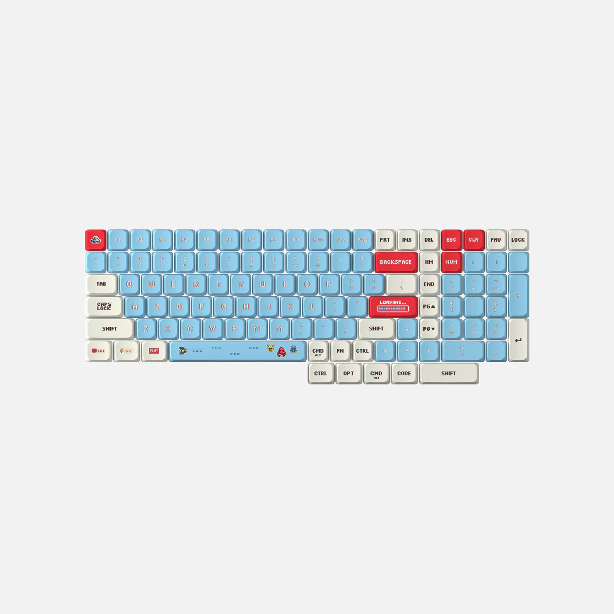 Retro Arcade Slim Keycaps