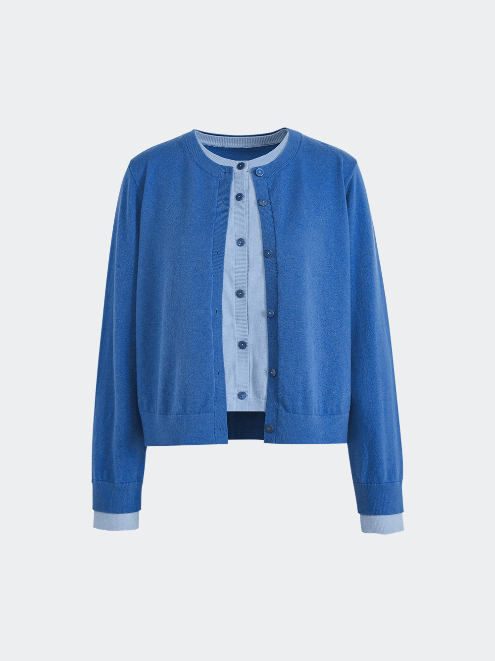Fake Two-piece Cardigan