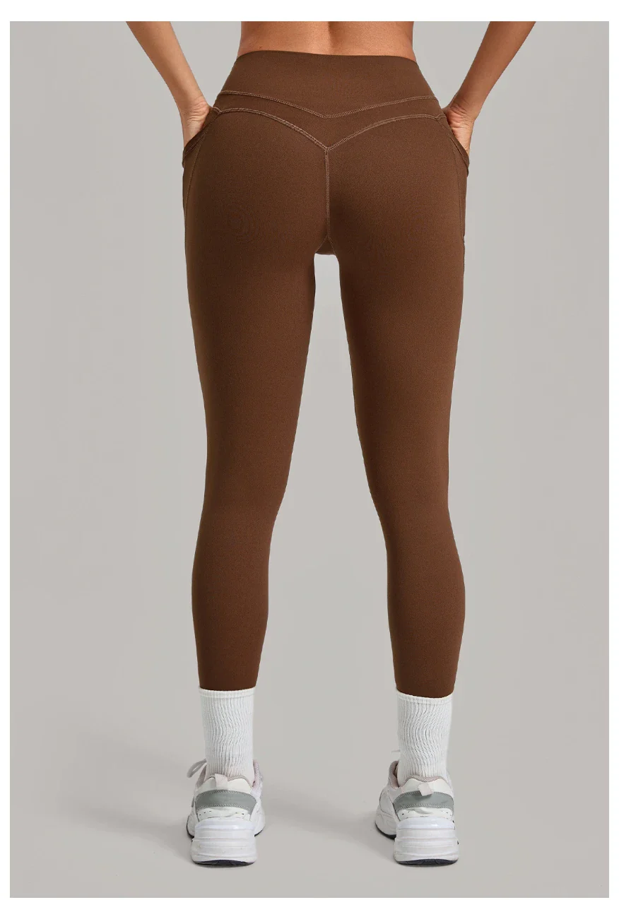 Women's Hip-lifting Yoga Leggings With Pockets