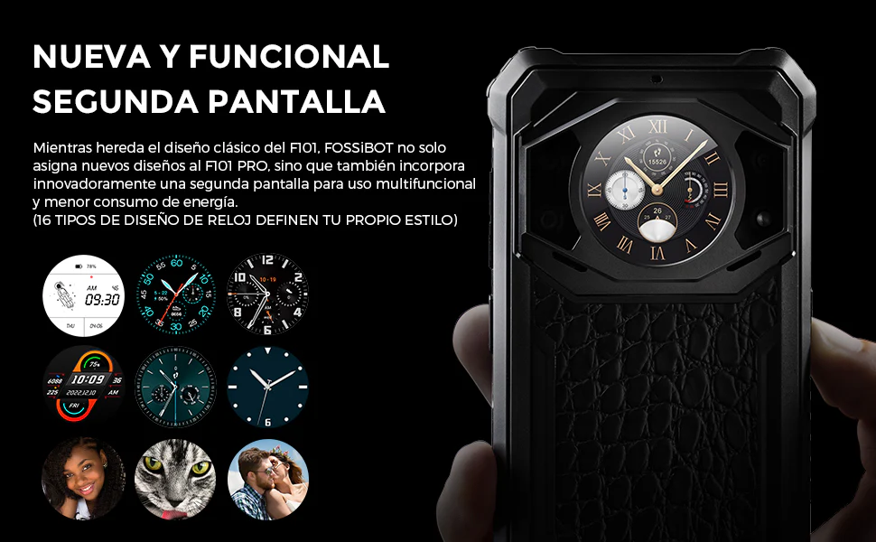 Celular Móvil Fossibot F101 Pro Doble Sim 8gb Ram + 128gb Rom 10600 Mah