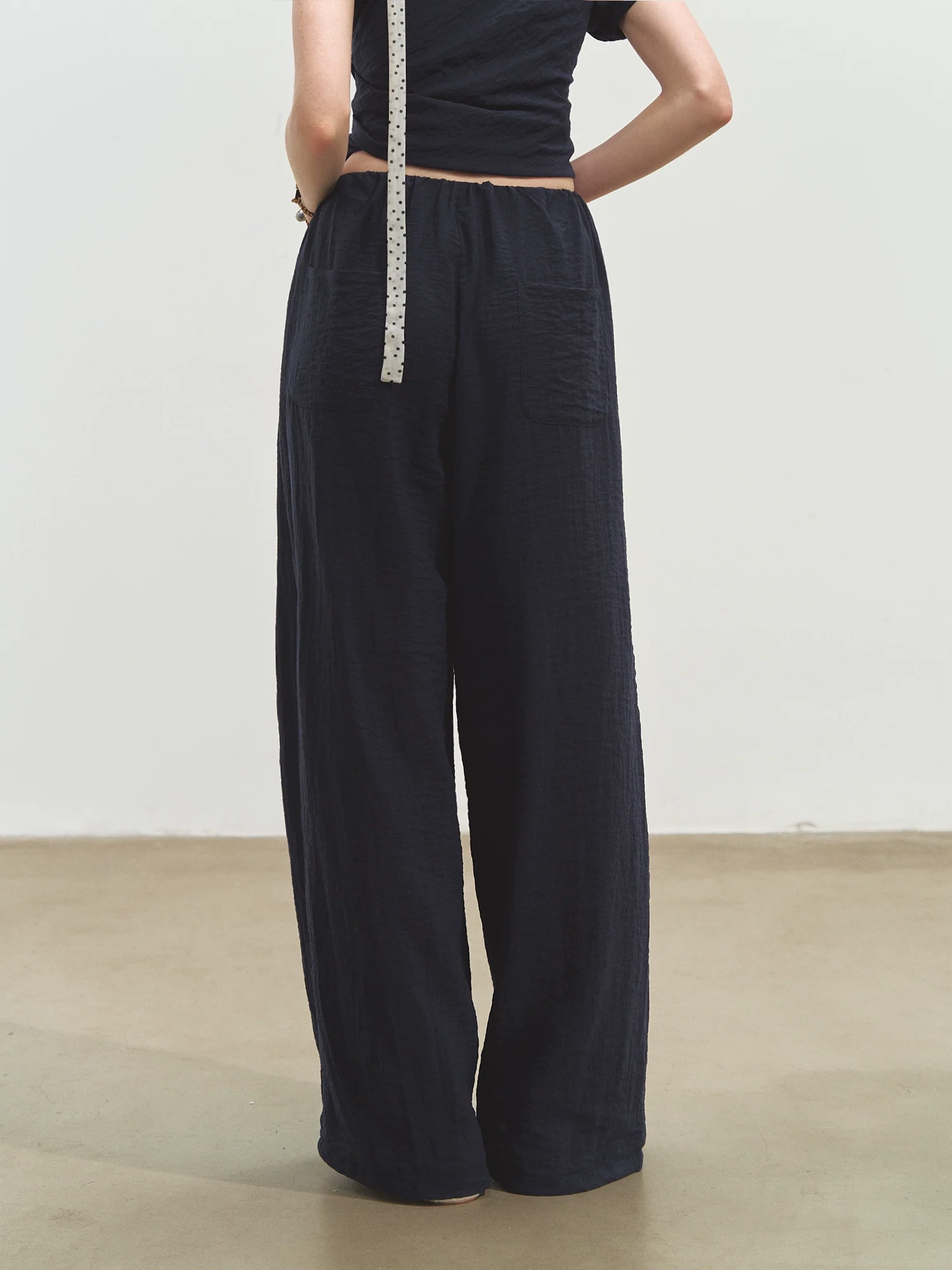 Draped Lazy Asymmetric Shoulder Convertible Top Set