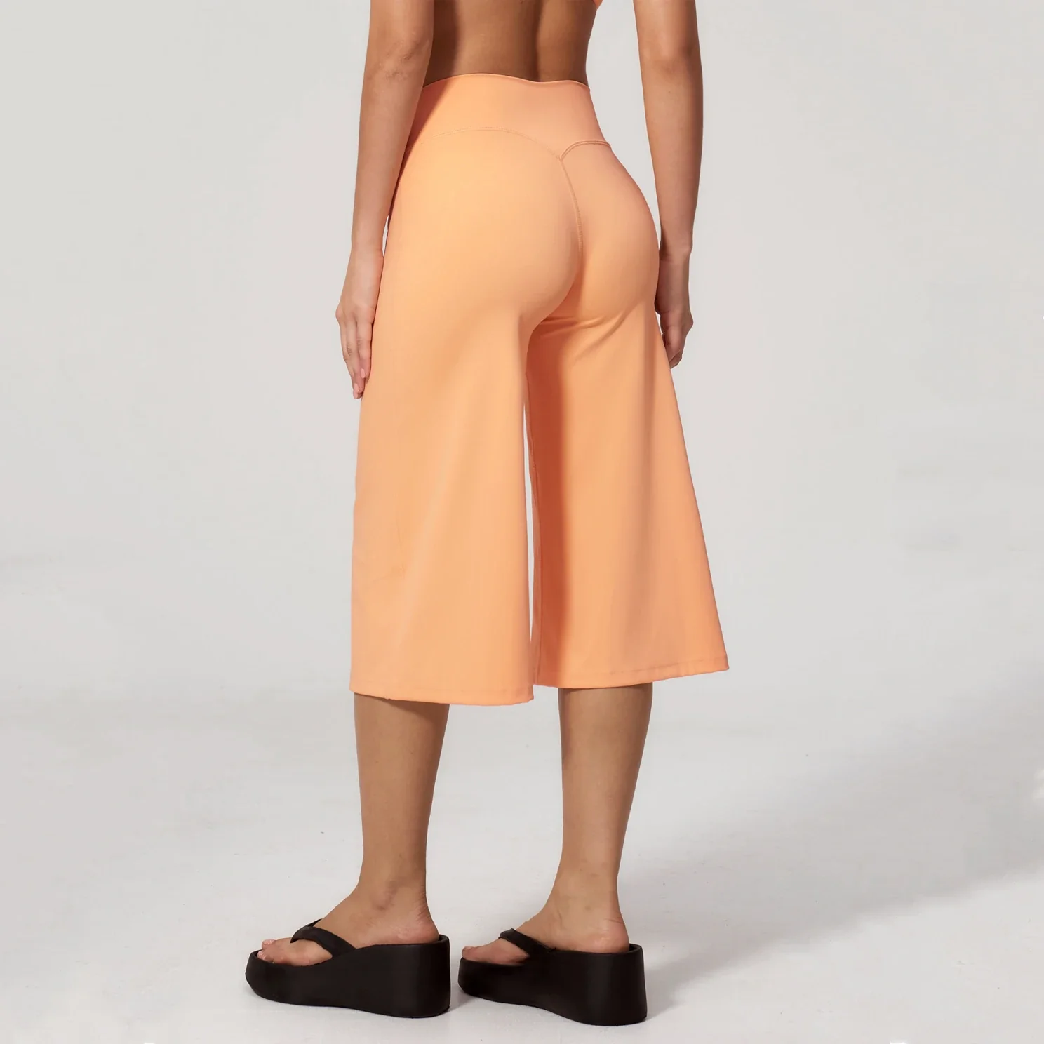 Summer High Waist Yoga Capris for Women