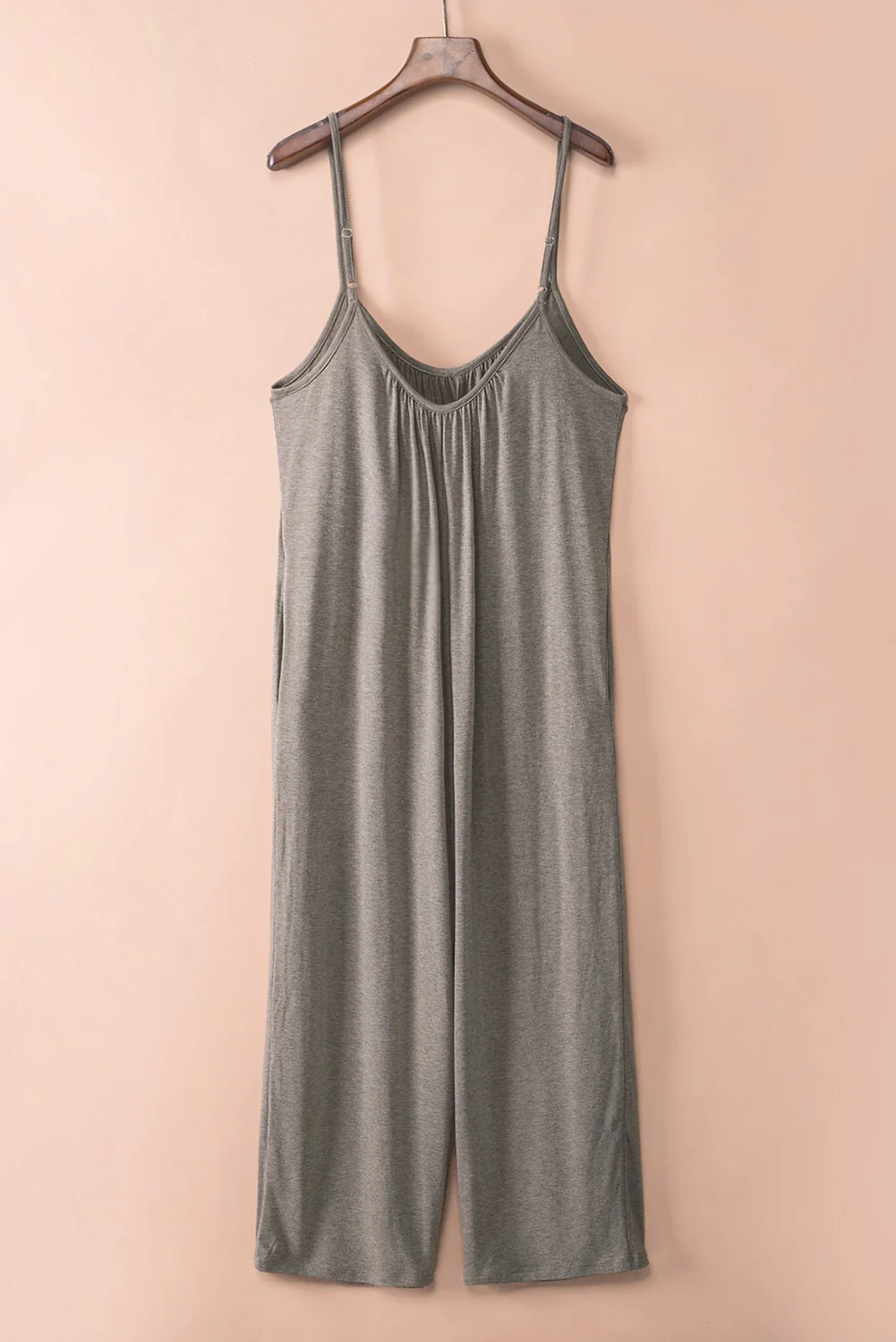 Spaghetti Straps Wide Leg Jumpsuits