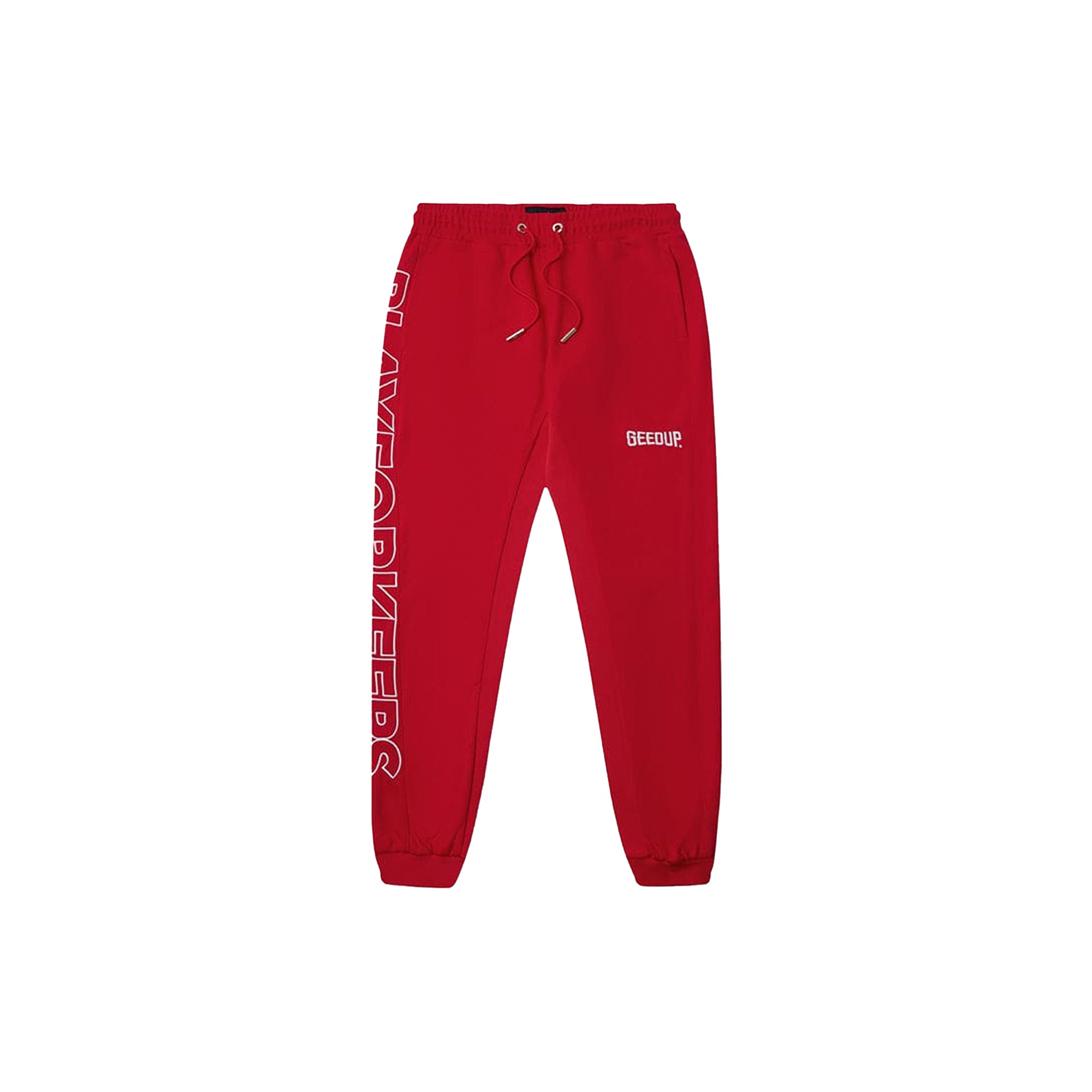 Geedup PFK Panel Trackpants 'Red / Grey' (2025)
