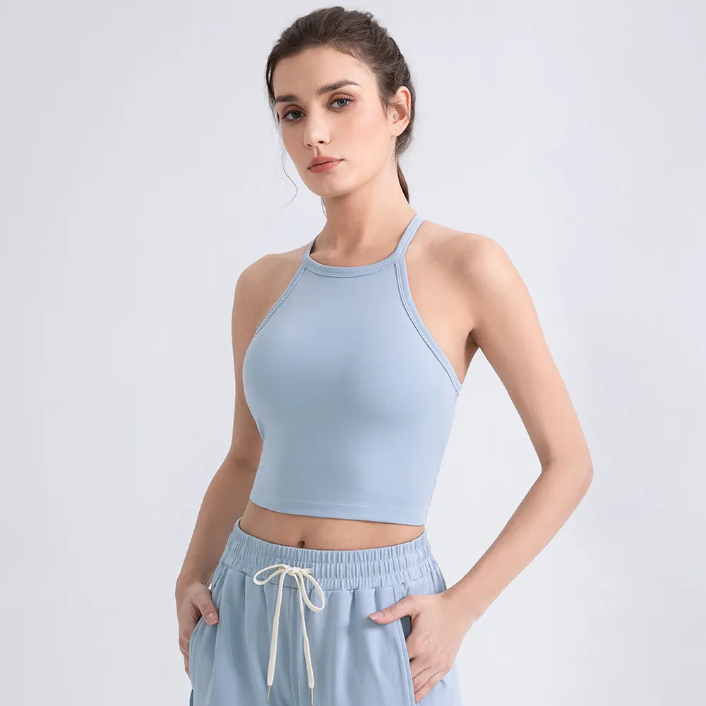 Soft High Elastic Padded Tank Top