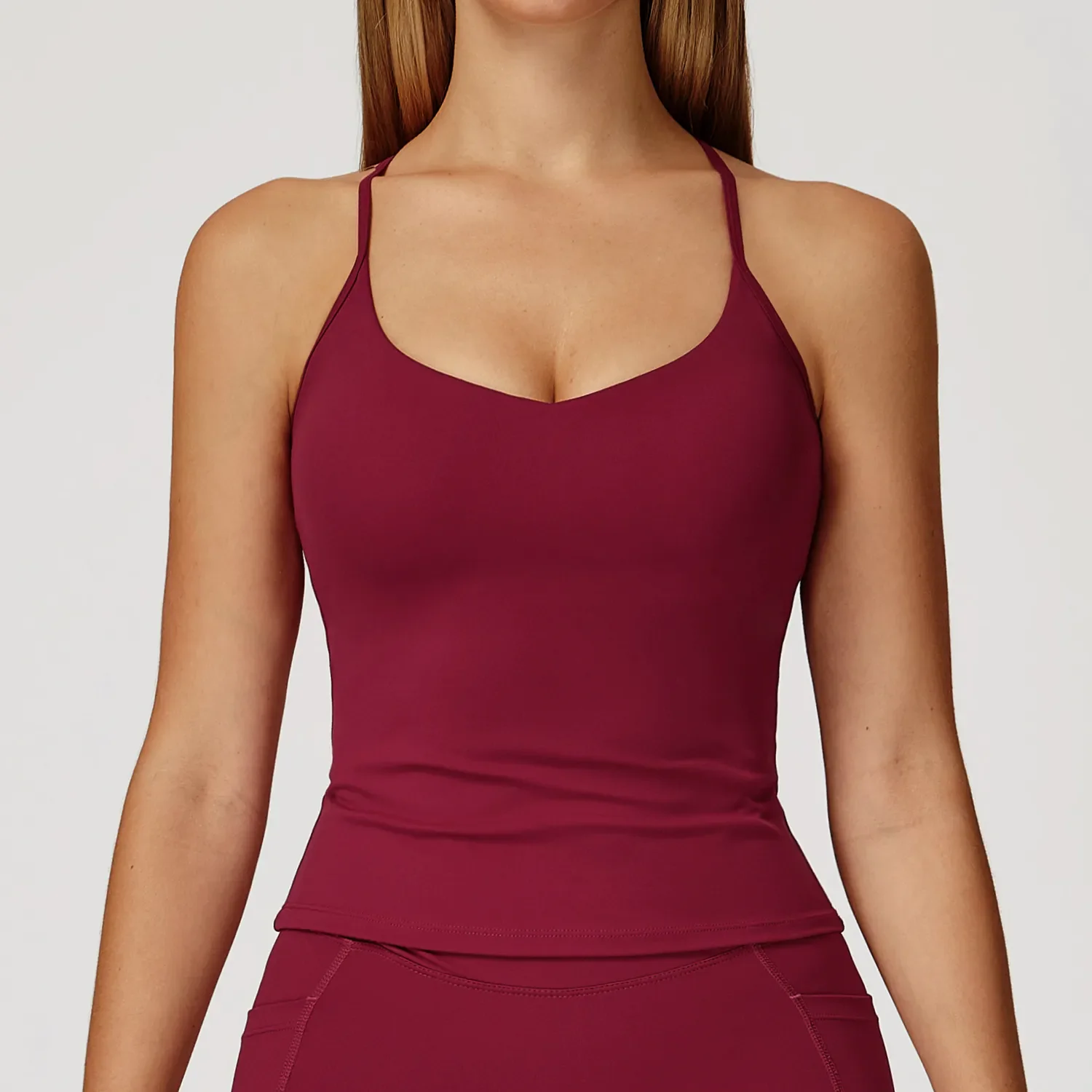 Cross Back Quick-Drying Fitness Yoga Vest
