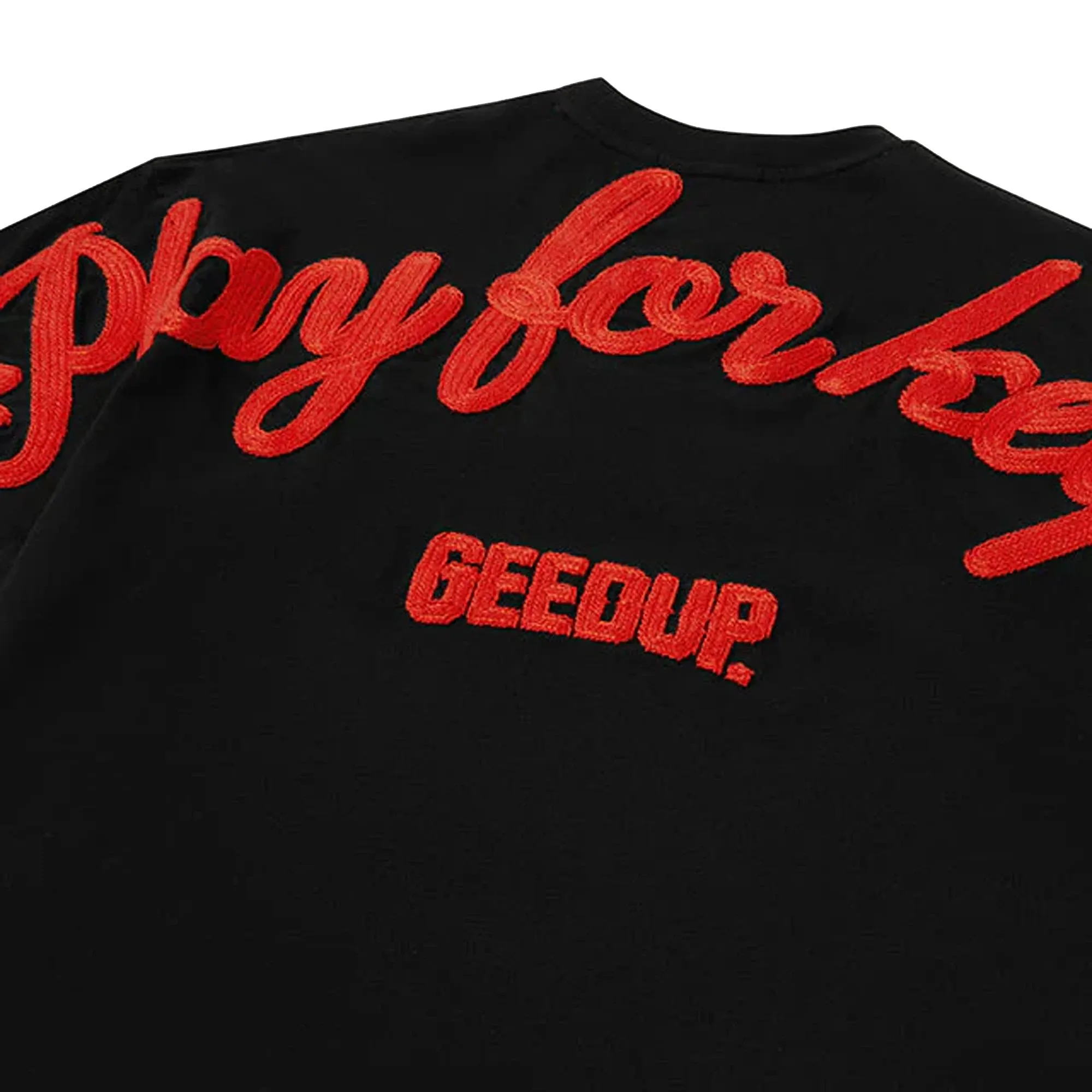 Geedup PFK Cursive T-Shirt 'Black / Red' (2026)