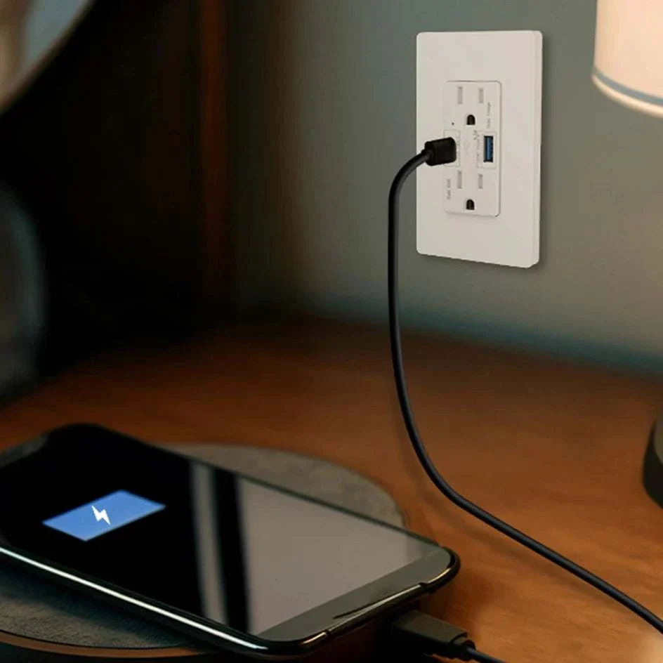 PD 65W USB-C Fast Charging Wall Socket Outlet