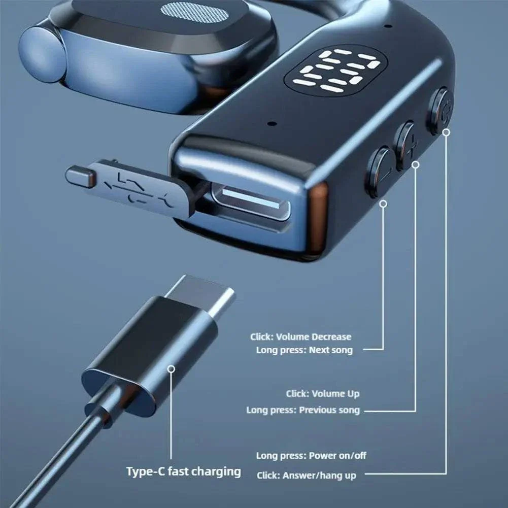 Woowill Commute-Pro | Bluetooth 5.4 Ultra-Fast Charge Business Headset