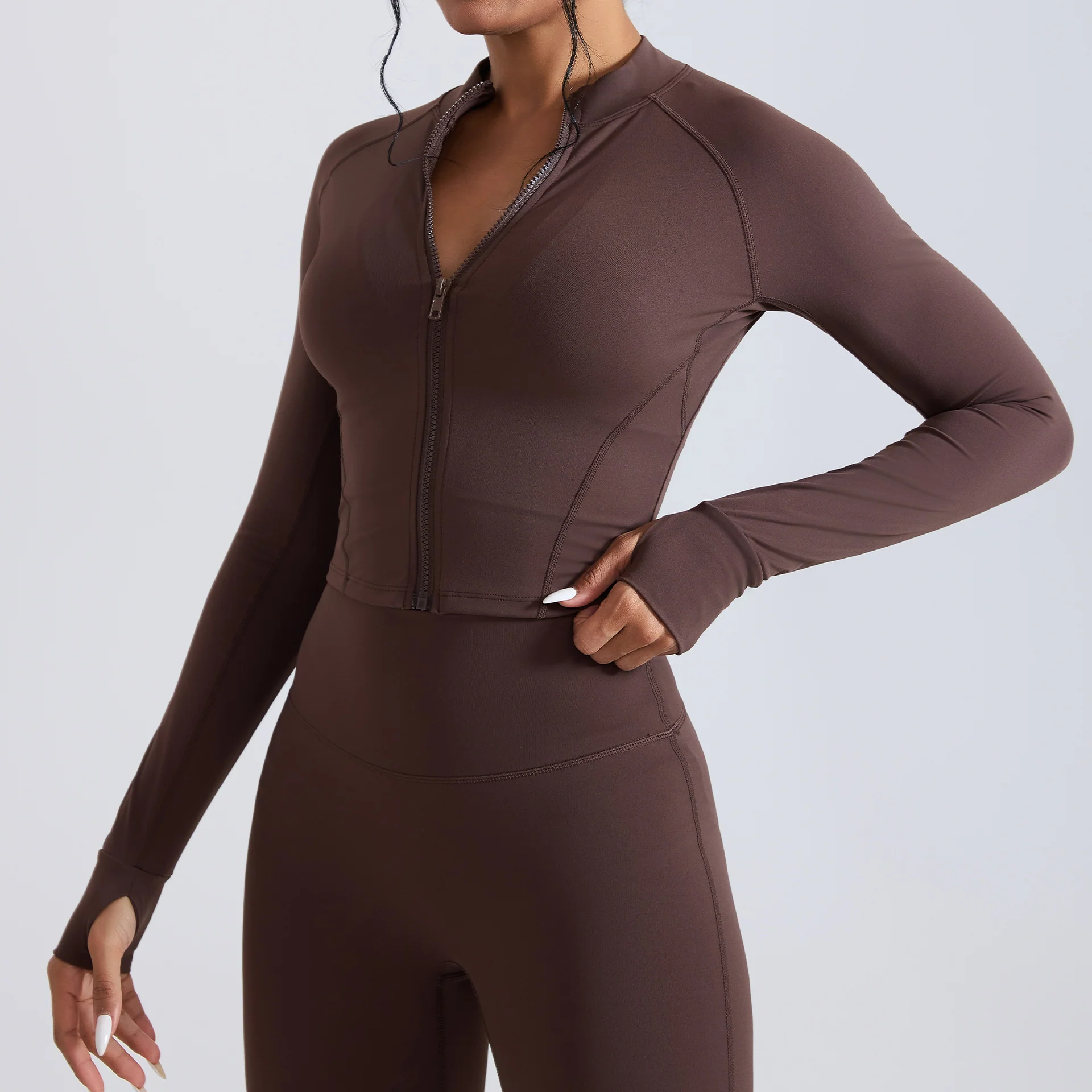 Quick-drying Stand-up Collar Sports Jacket For Women