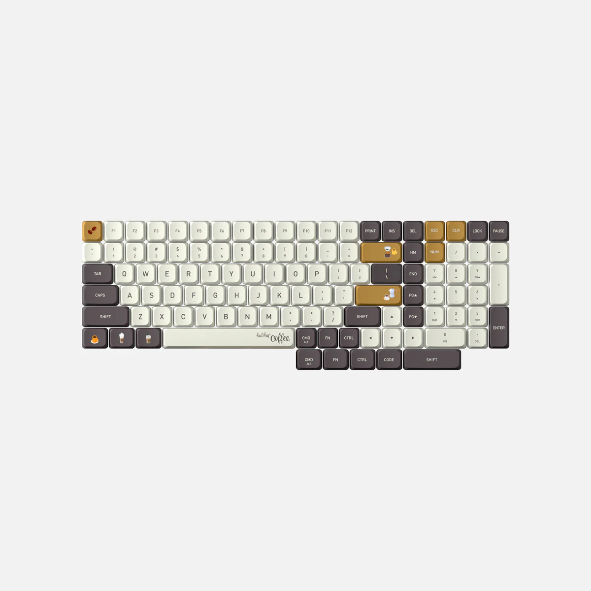 Coffee Slim Keycaps