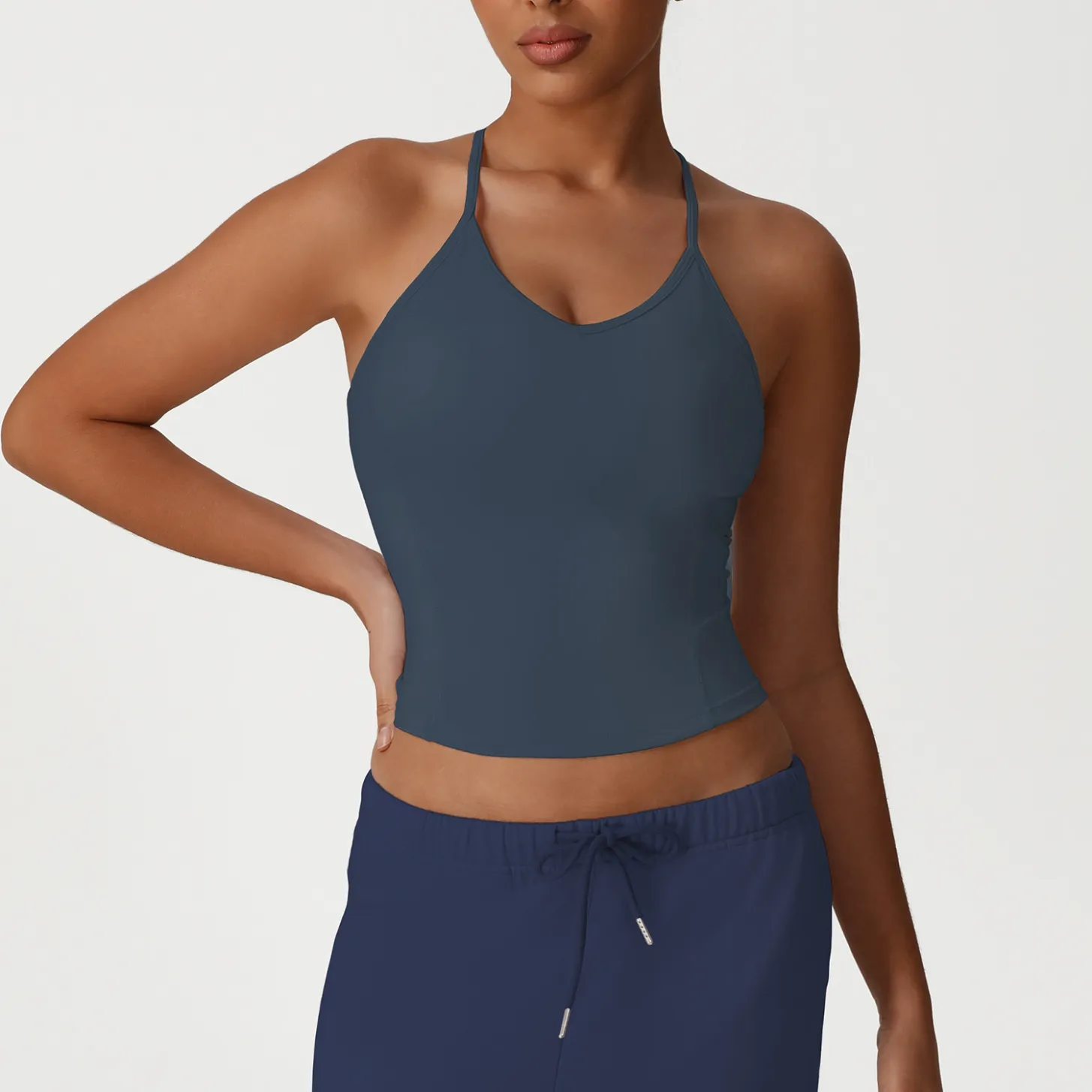 Thin Strap Yoga Tank Top Beautiful Back