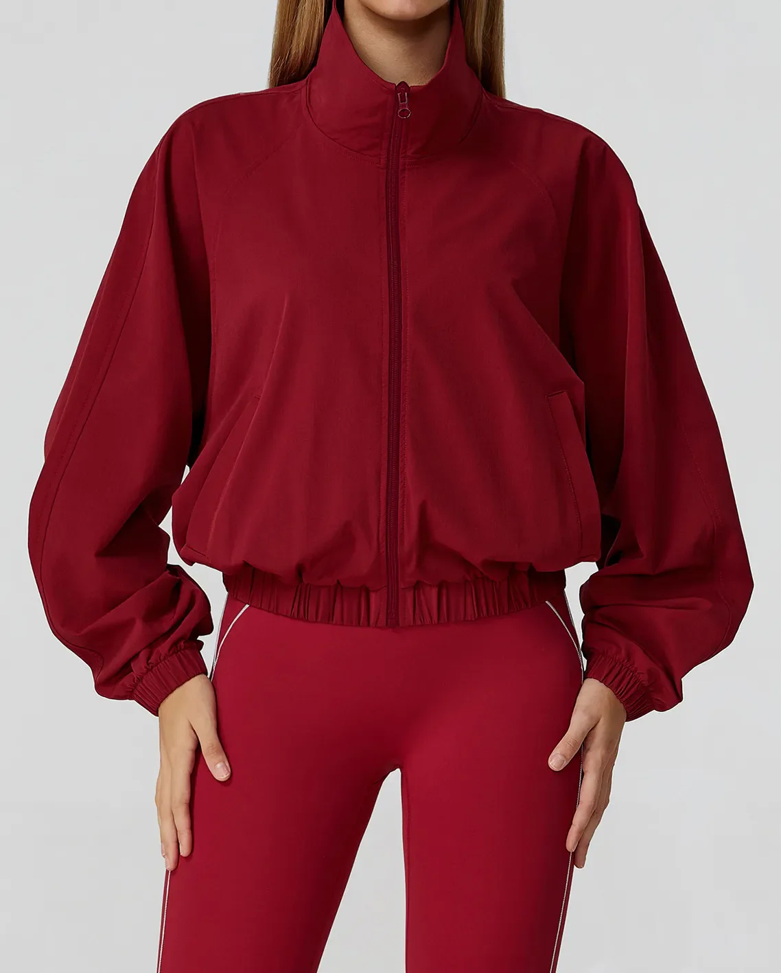 Quick-Dry Stand Collar Sports Jacket for Women