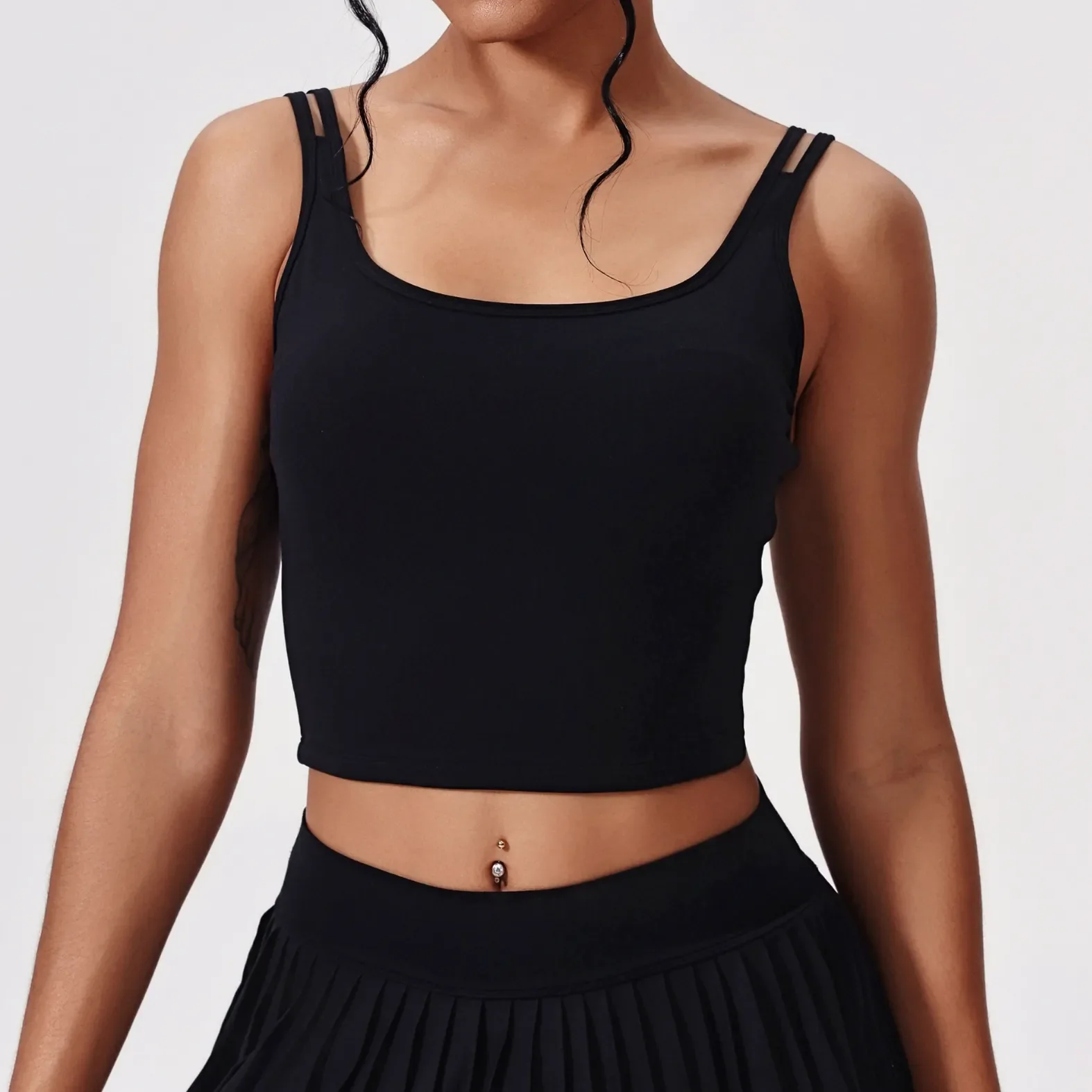 Beautiful Back Double Shoulder Straps Top