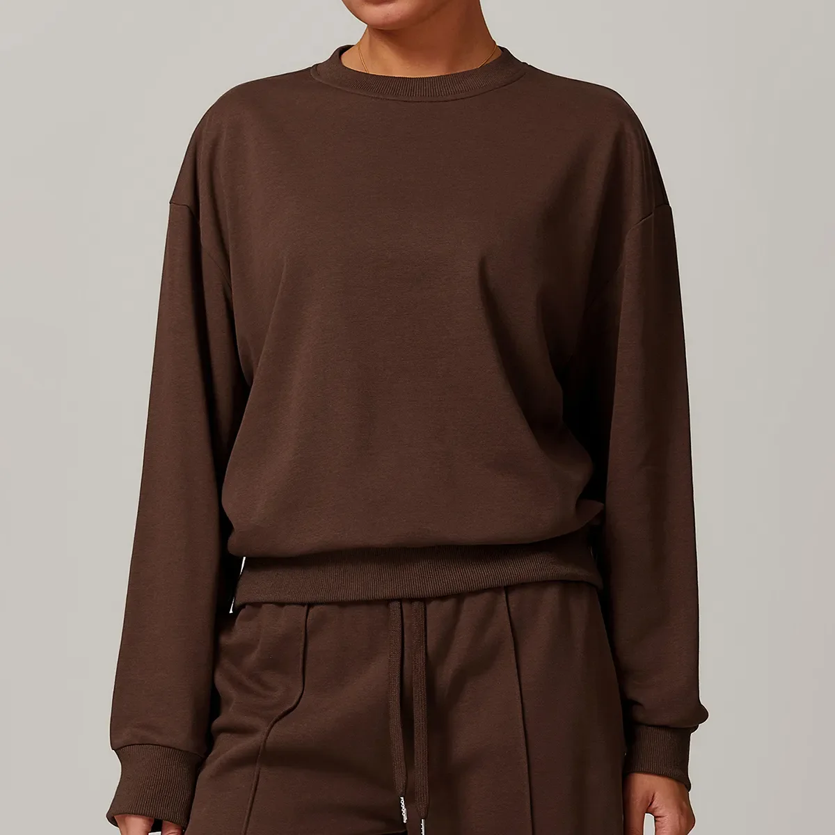 Casual Crew Neck Pullover