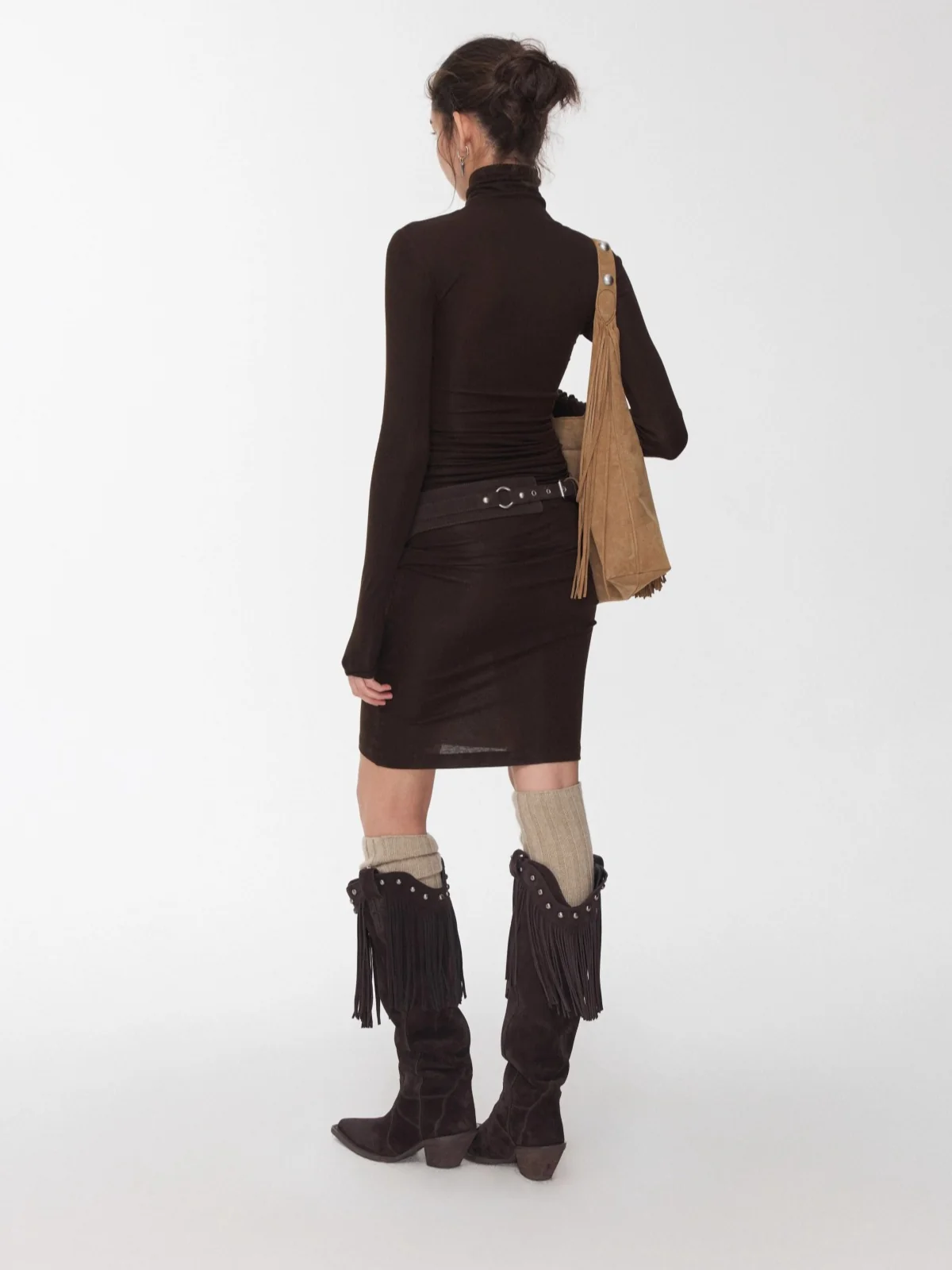 Crystal-Embellished Turtleneck