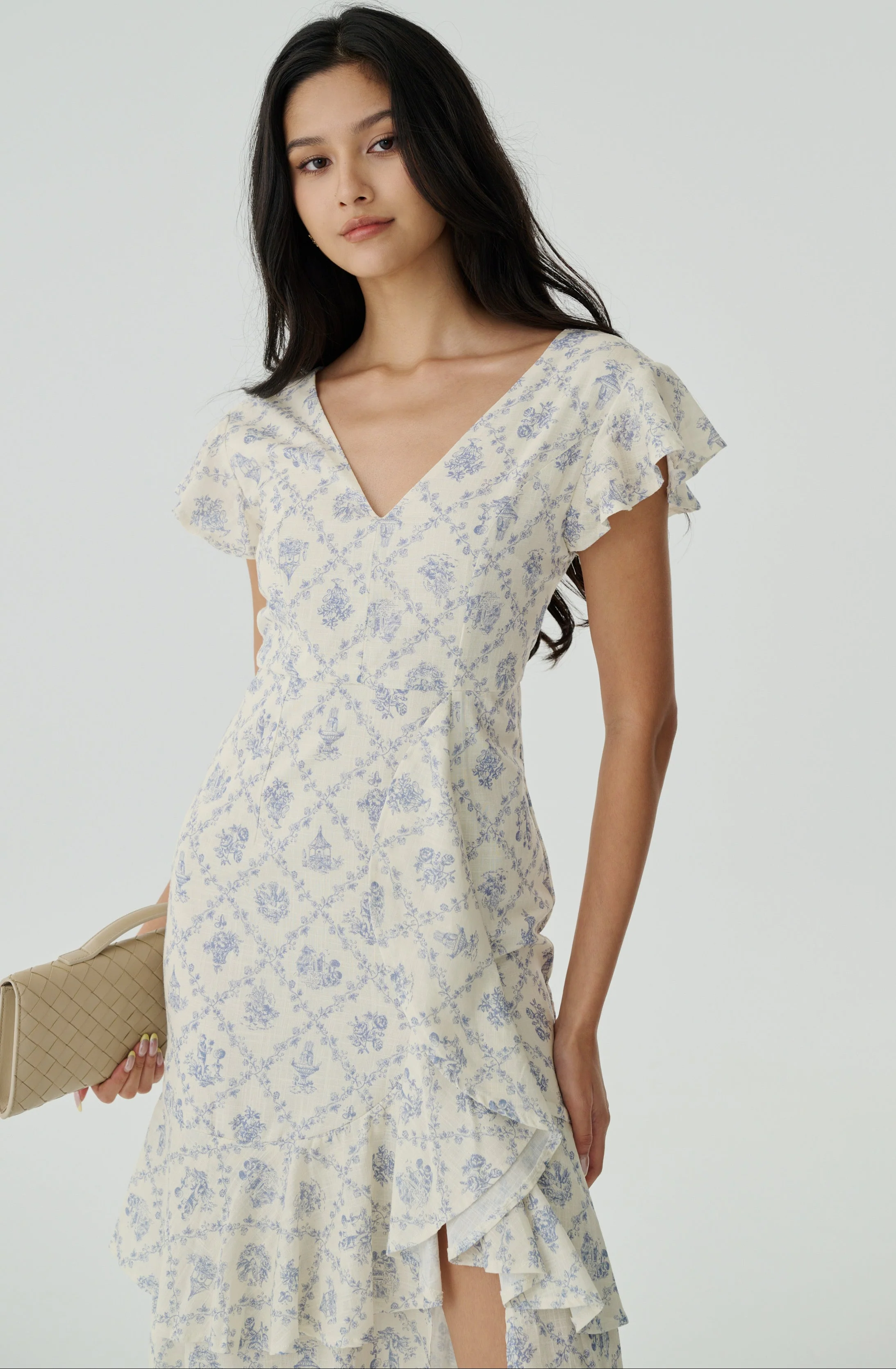 A love letter dress in floral