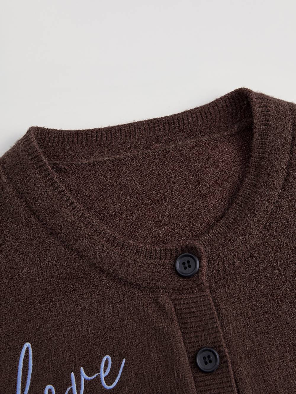 Embroidered Dog Knit Vest